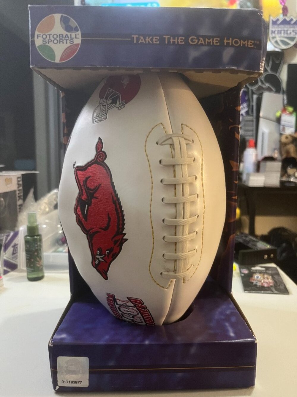 Arkansas Razorbacks Full Size Autographable Football